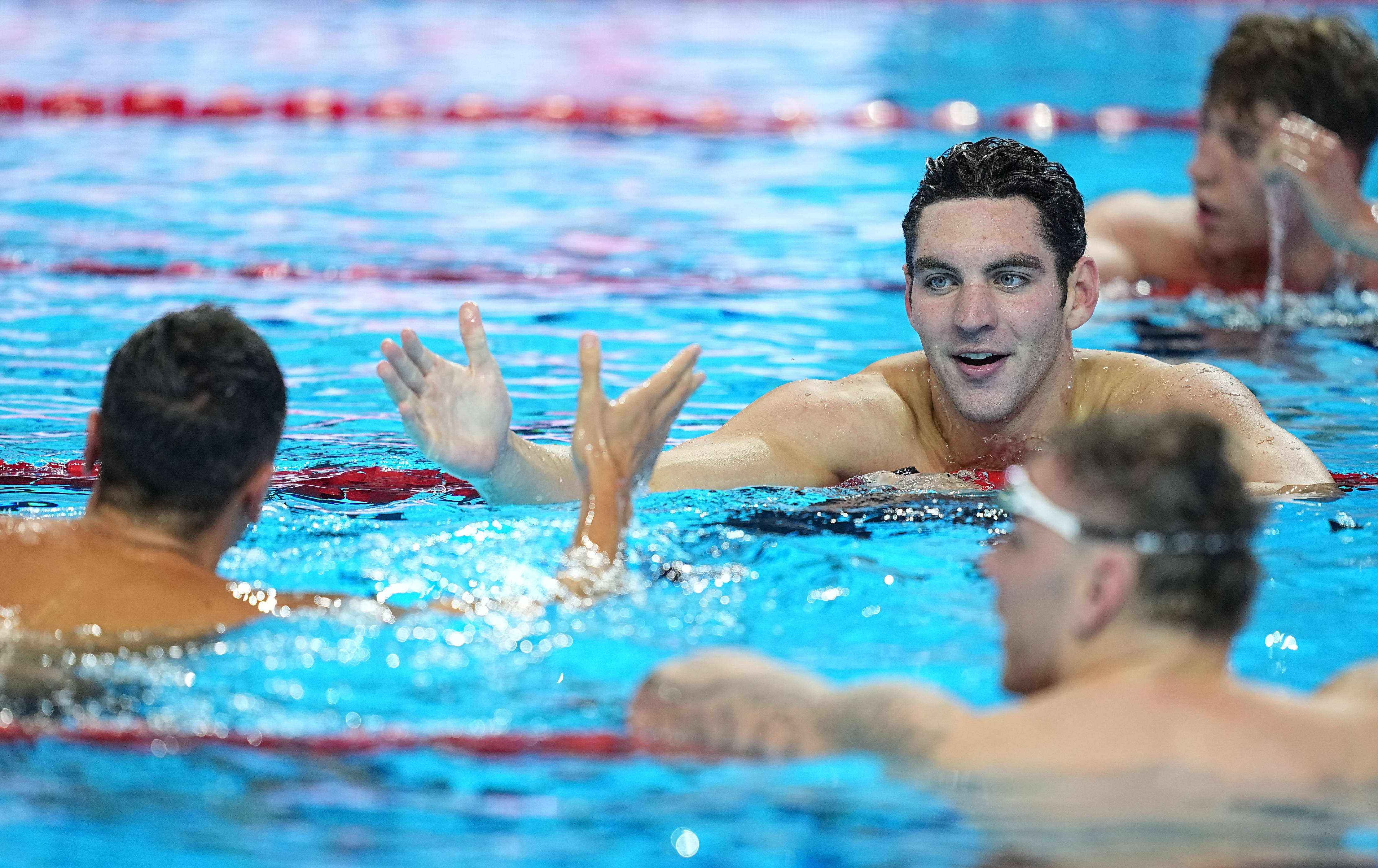 游泳男子米自由泳预赛优势出类拔萃 游泳男子米自由泳预赛优势出类拔萃